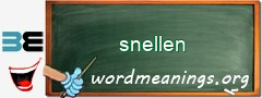 WordMeaning blackboard for snellen